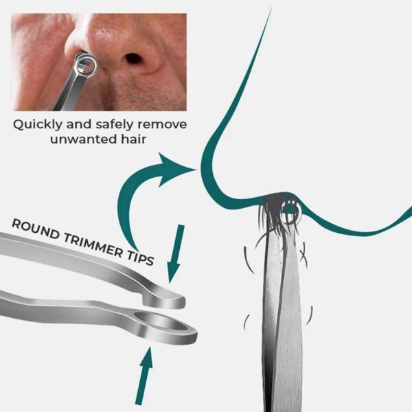 Universal Nose Hair Trimming Tweezers - Image 3