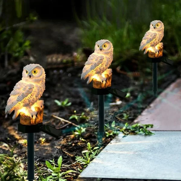 Solar Owl Lamp